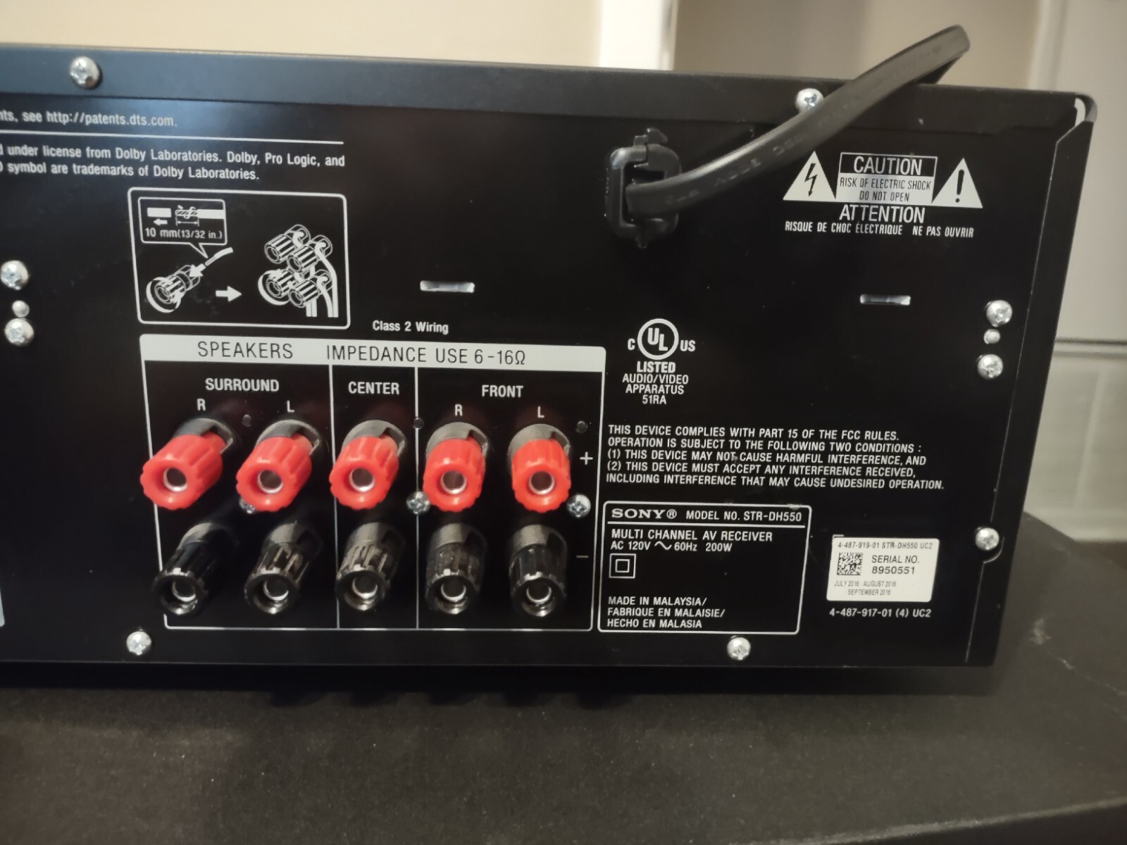 Telecomando Universale Per Sony STR-DH520, STR-DH540, STR-DH550 - Home Theater