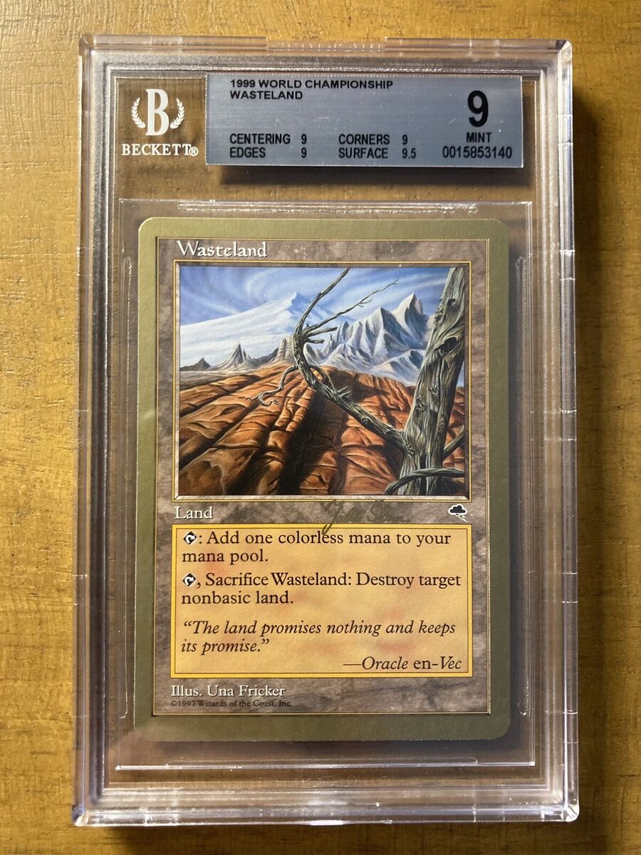 MTG✨WASTELAND✨1999 World Championship Deck TOKYO BGS QUAD MTG✨WASTELAND✨1999 World Championship Deck TOKYO BGS QUAD