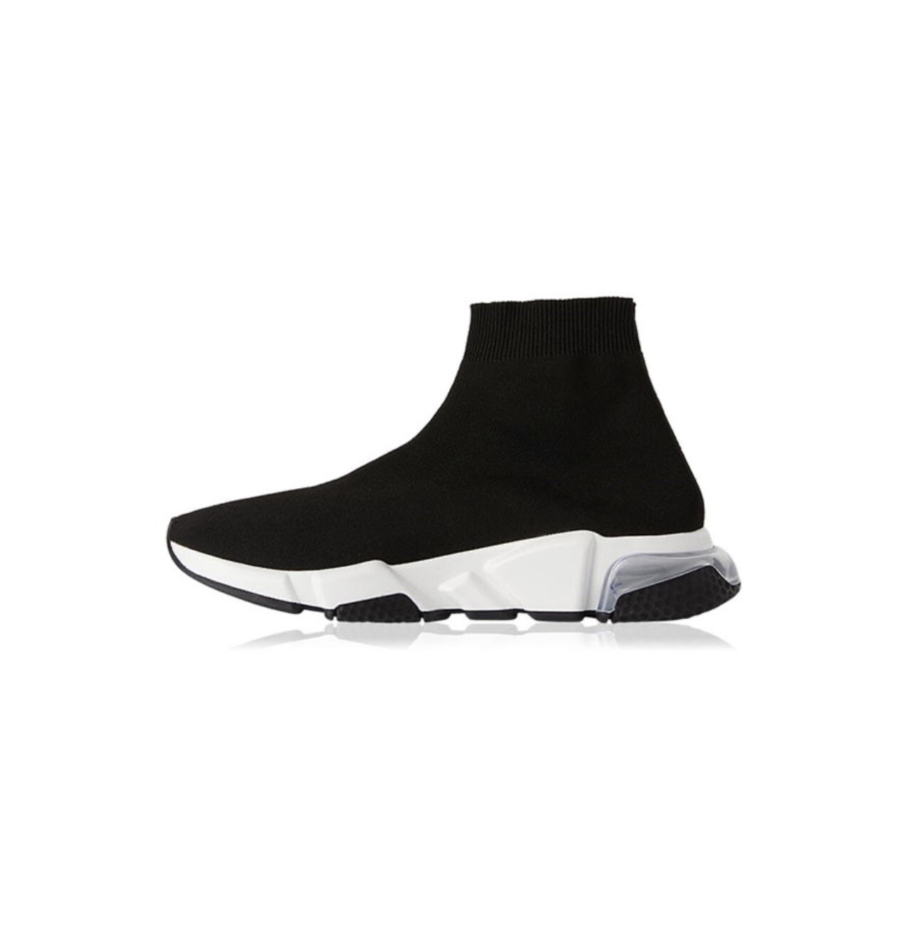 SAOLA Balenciaga Scarpe da Ginnastica Suola Trasparente Speed Sock Sneakers Taglia 43