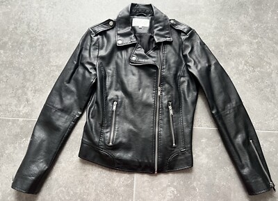 Damen Kunstlederjacke  VICara  schwarz S - Sehr guter Zustand 