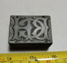 Vintage Letterpress Printing Block BGH Monogram Logo?