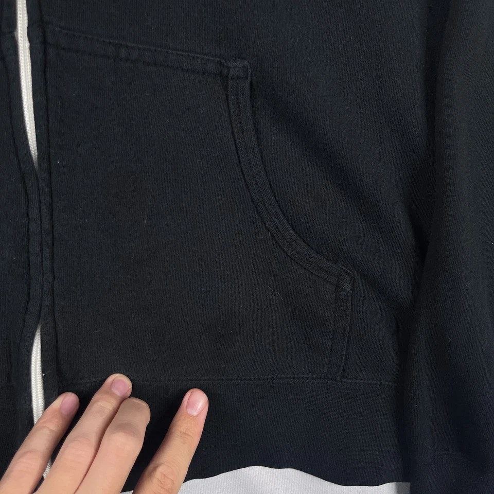 Sudadera con Capucha Osiris De Colección Para Hombre Grande L Negra Logo Sudadera Skateboarding Cremallera Completa Foto 3 de 4