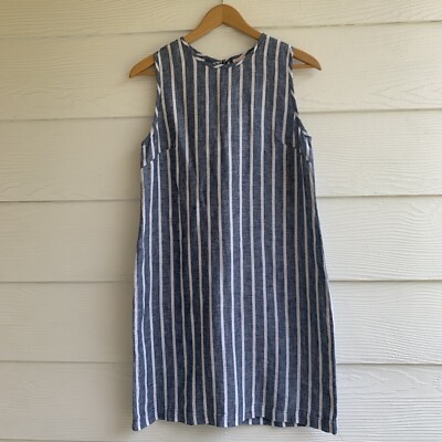 st tropez linen dress Bella Linen Dress White White / S