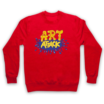 ART ATTACK LOGO UNOFFICIAL CREATIVE KIDS TV RETRO SHOW ADULTS & KIDS