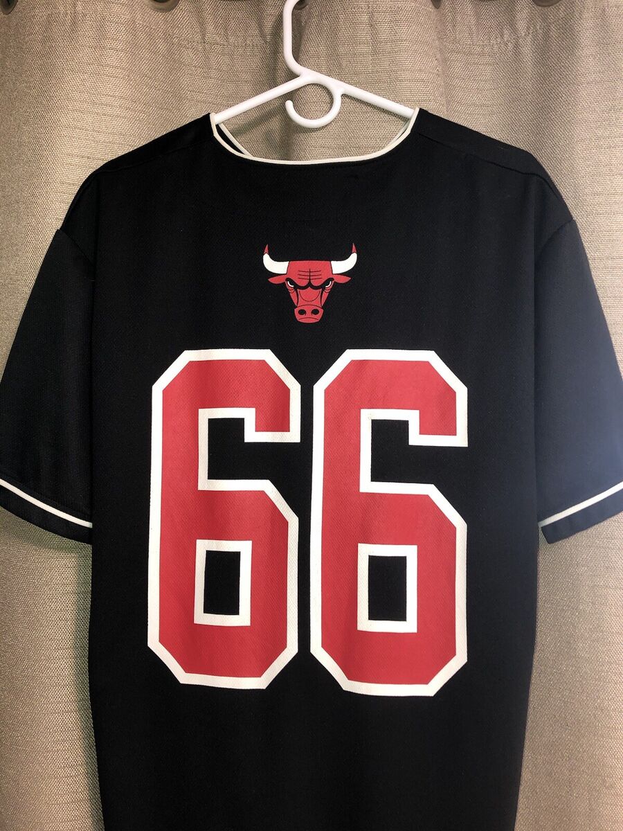 CHICAGO BULLS #66 NBA Basketball Button-up Baseball Style CHICAGO BULLS #66 NBA Basketball Button-up Baseball Style