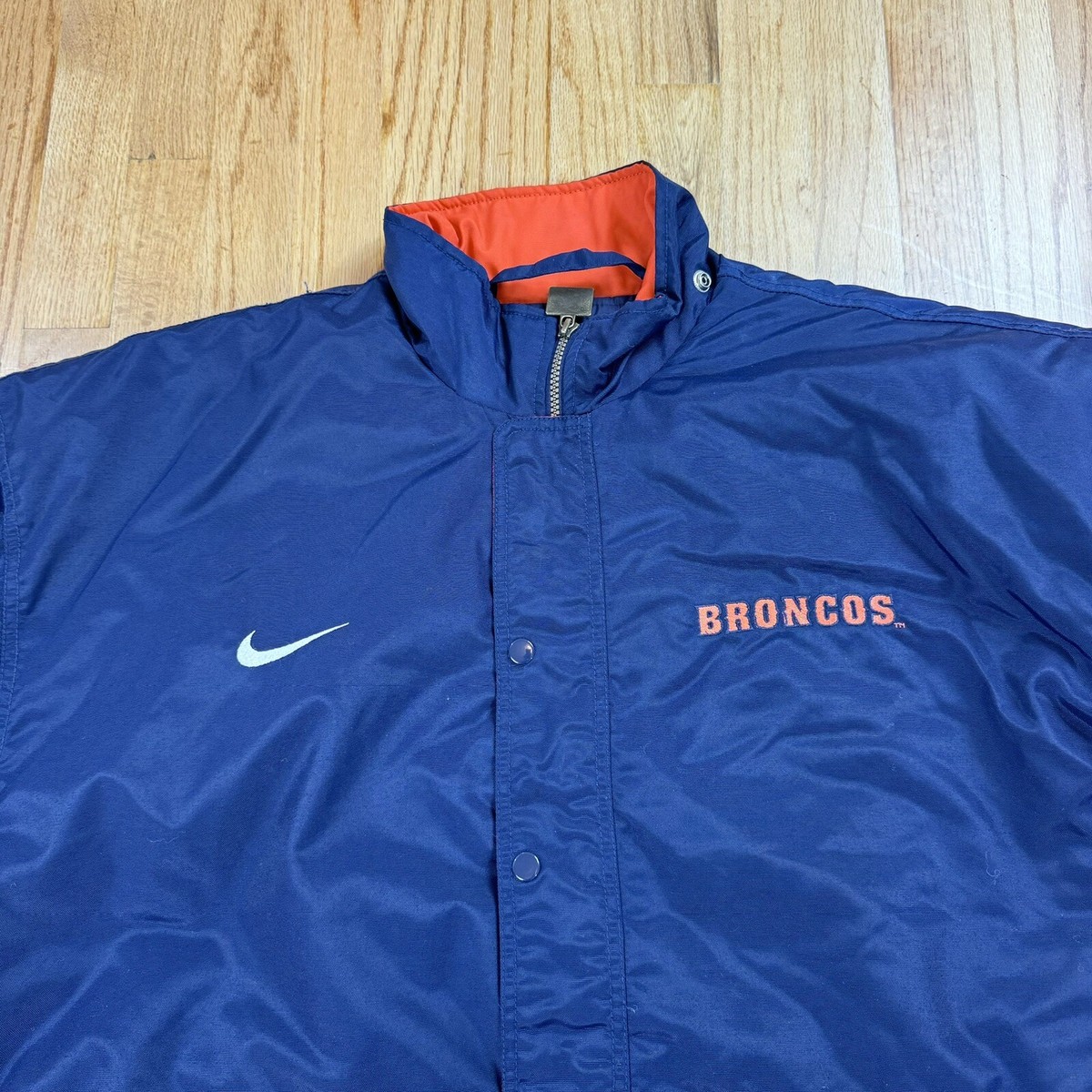 Nike Denver Broncos ウォームアップジャケット orange-denver-broncos-
