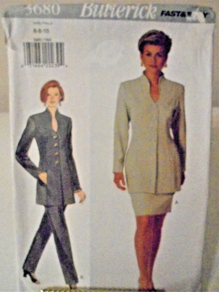 Butterick #3680 Fast & Easy Pattern-sz 6-8-10 Ms/Misses Petite Top,Skirt & Pants - Image 2 of 4