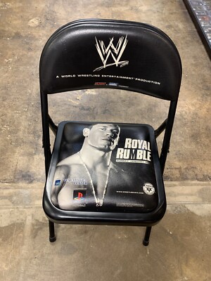 JOHN CENA WWE Royal Rumble 2004 Ringside VIP Chair Philadelphia