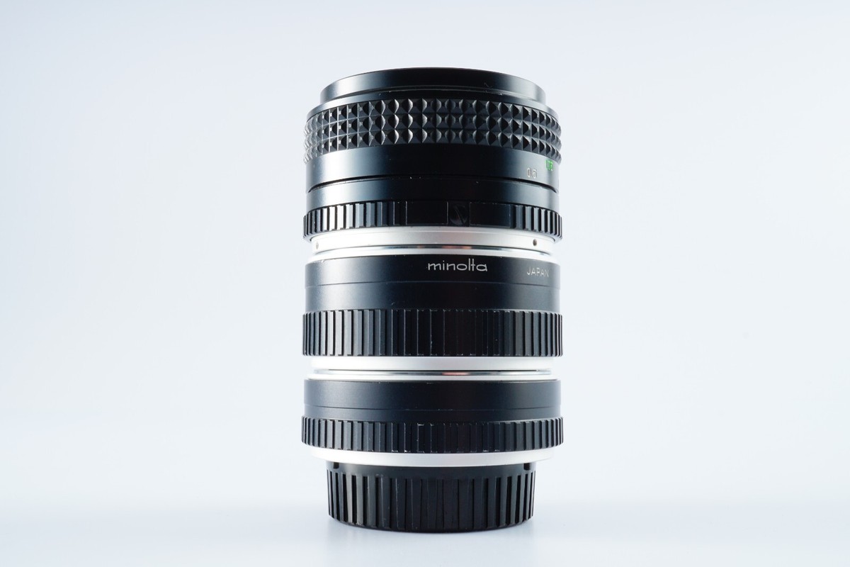 EX+5 MINOLTA MC ROKKOR PF 50mm F/1.7 MF Lens w/ Extension Tube 28