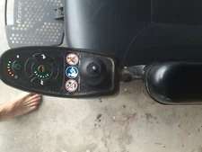 jazzy power chair royal blue 14 inch front tires