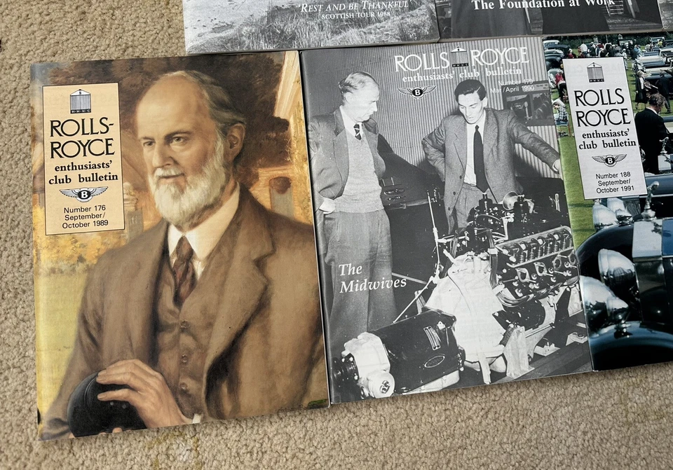 Rolls Royce Enthusiasts Club Bulletin Bundle Issues 169 173 175 176 179 188 194 Foto 3 de 4