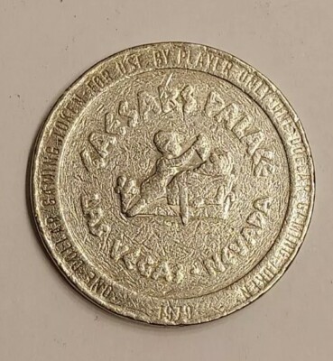 Caesar's Palace Casino $1 Gaming Token Las Vegas 1979