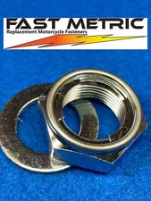 Rear axle nut YZ125 1999-current Replaces Part#90185-20002-00