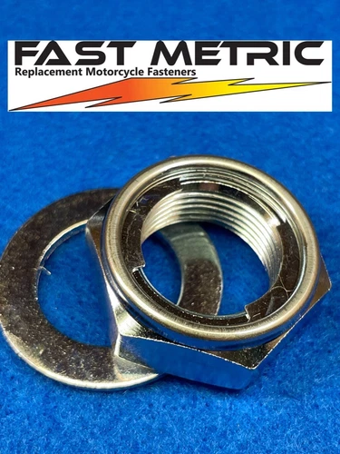 Rear axle nut YZ125 1999-current Replaces Part#90185-20002-00