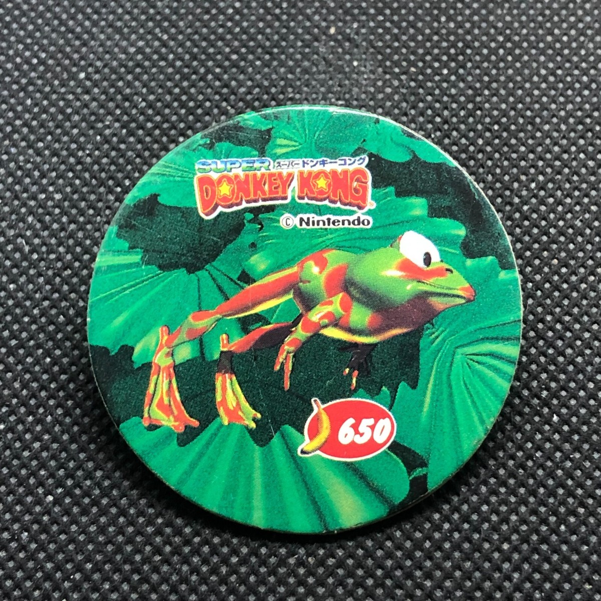 Nintendo Super Donkey Kong ピョンピョンウィンキー Winky the Frog Super Donkey Kong Menko Nintendo B650 Vintage
