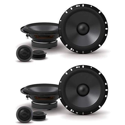 2 Pairs ALPINE S-S65C 240w 6.5'' Car Audio Component Speakers w/1 Tweeters