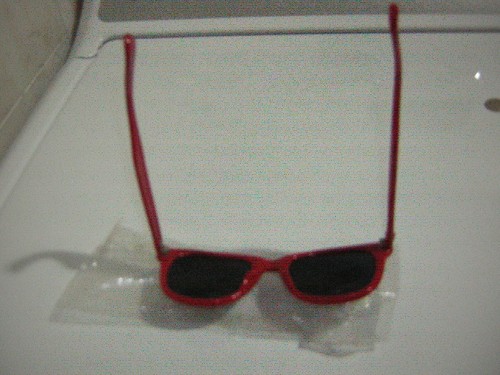 GAFAS DE SOL PROMO SIMPLES ROJAS 1985 VINTAGE MICK HUCKNALL - Imagen 3 de 5
