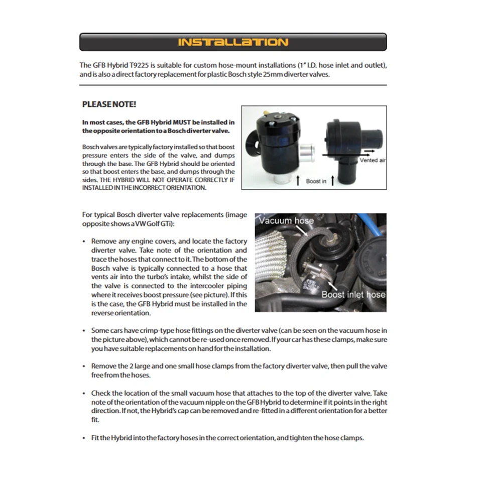 Go Fast Bits 3 in 1 Hybrid Dual Outlet Blow-off Valve For Audi / VW / Ford/ Saab - Image 2 of 4