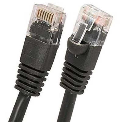NEW 25FT CAT5e Cable Ethernet Lan Network CAT5 RJ45 Patch Cord Internet Black  