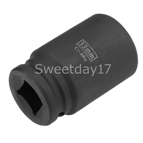 1/2" 33mm Drive Deep Impact Socket 6 Point Hub Axle Drive Garage Hand Tool NEW - Picture 5 of 10