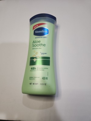 Vaseline Intensive Care Aloe Soothe Body Lotion 400ml 48hr Moisturisation New