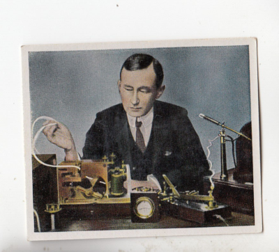 german tobacco cards Marconi The greats of world history German Tobacco Cards 1934