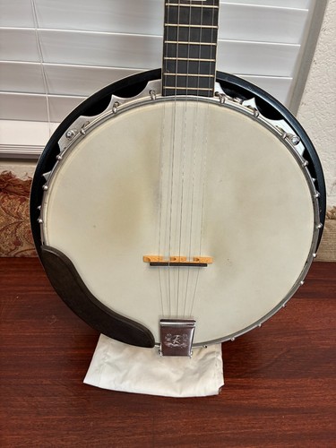 Kay Closed Back Eagle Carving 5 String Banjo With Road Runner Case - Picture 3 of 24
