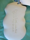 1989 Hill Design SNOWMAN w Broom  Brown Bag Cookie & Craft Mold Clay Stoneware   — photo 2