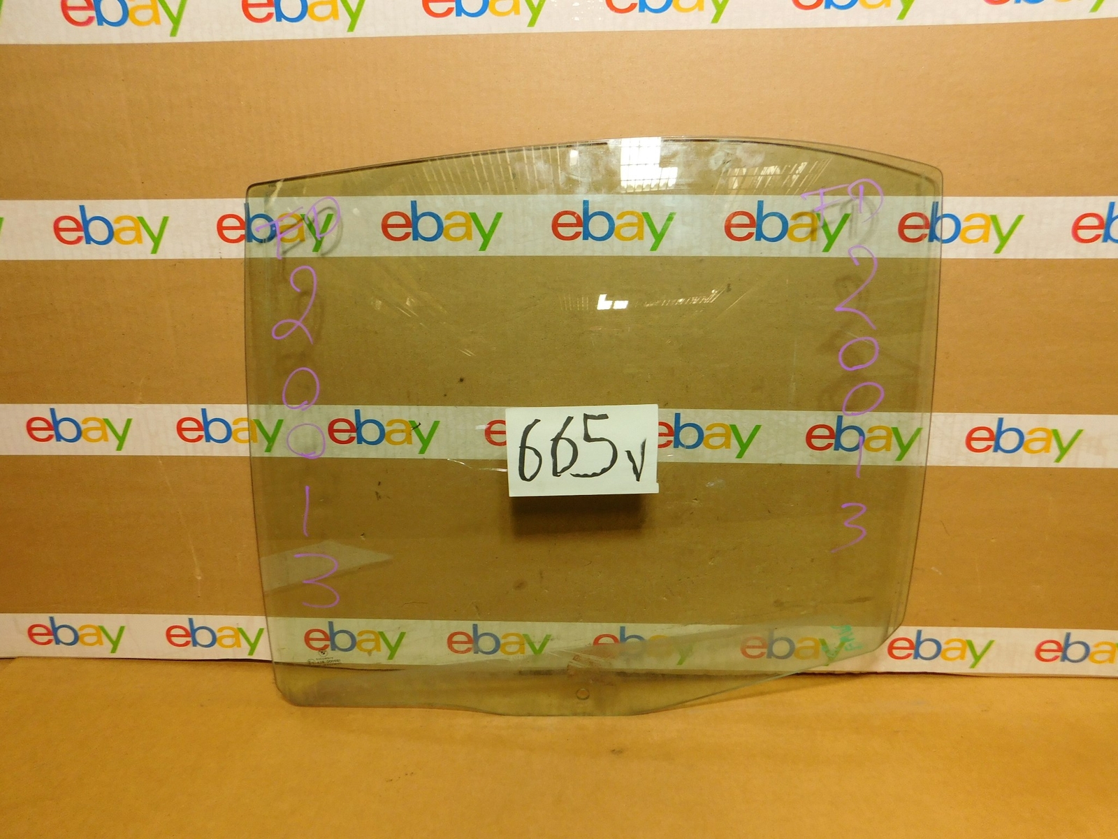 97 - 03 BMW 528i REAR DRIVER Side Door Glass USED 665V