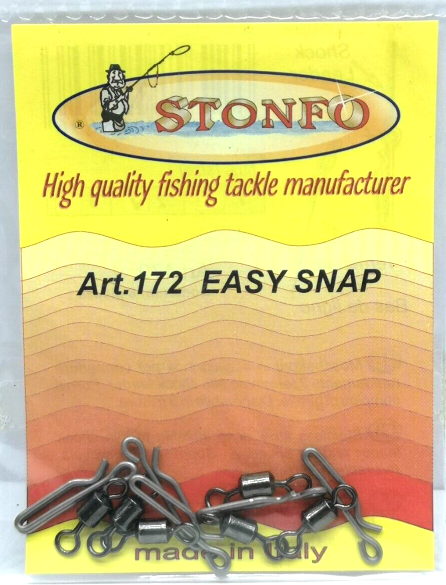 STONFO ART.172 Easy Snap Moschettoni + girelle Mis. 2 Pezzi 6 L340