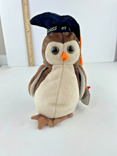 Ty Beanie Baby Original Wise the Owl Birthdate 5/31/1997 Class of 1998