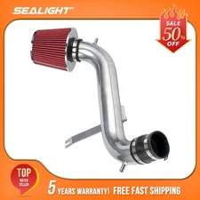 Cold Air Intake Kit + Red Filter 2.75" Sliver Tube Fit For 2001-2005 Lexus IS300
