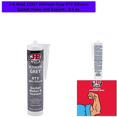 Effective 9.5 oz Grey RTV Silicone Gasket Maker   Seal & Bond with Confidence