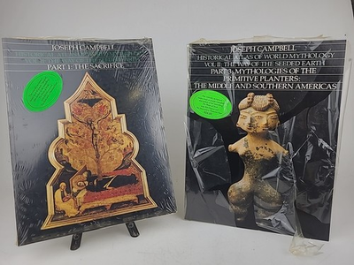 #ad Joseph Campbell Historical Atlas Of World Mythology Part 1 amp; 3 Partially Sealed $30.00