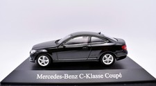NOREV Mercedes Benz C Class Coupe Scala 1:43 Diecast Car Model With Box Black