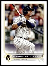2022 Topps Eduardo Escobar Milwaukee Brewers #207