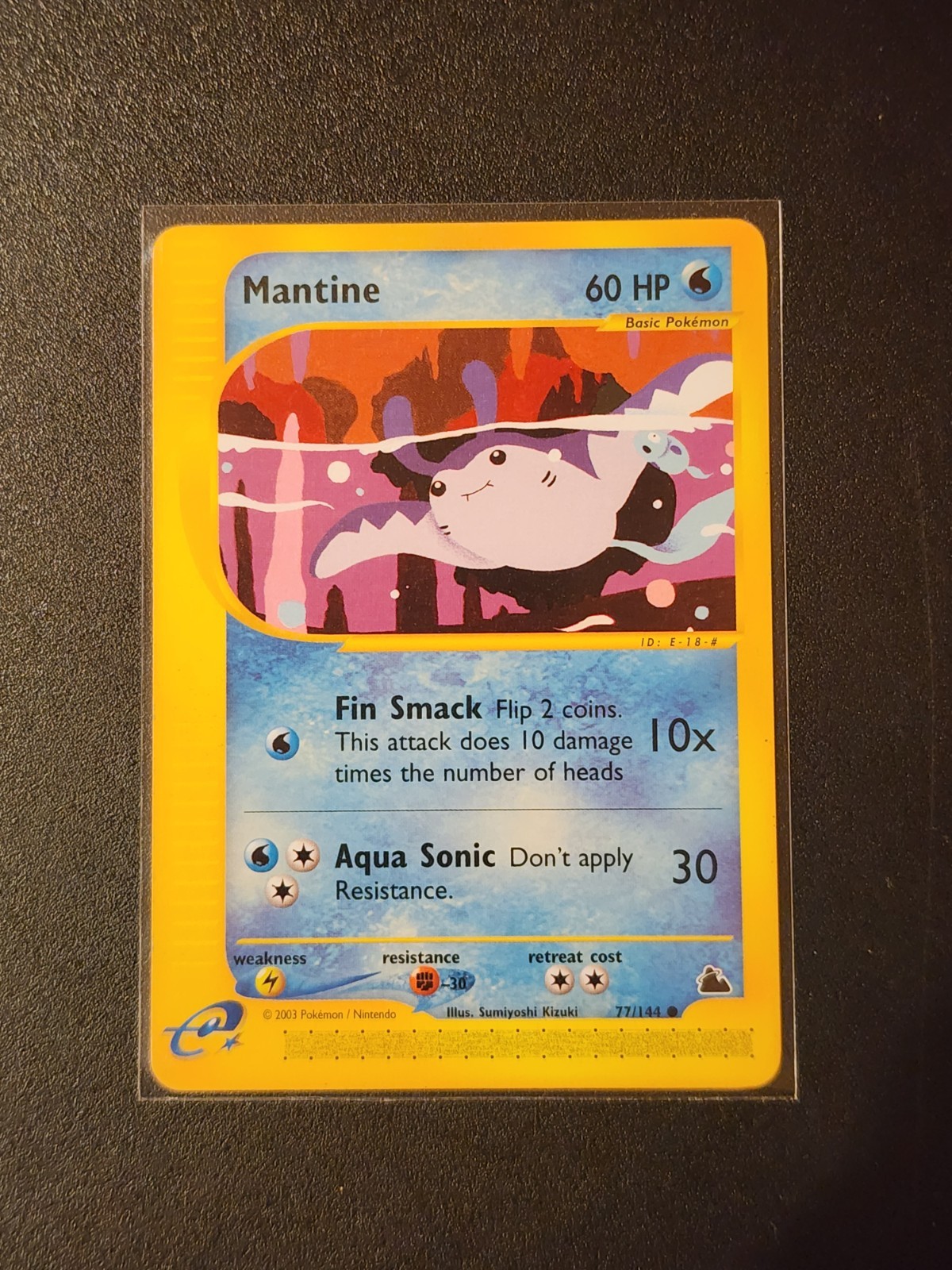 Mantine 2003 Pokemon Skyridge Near Mint #77 NM Card