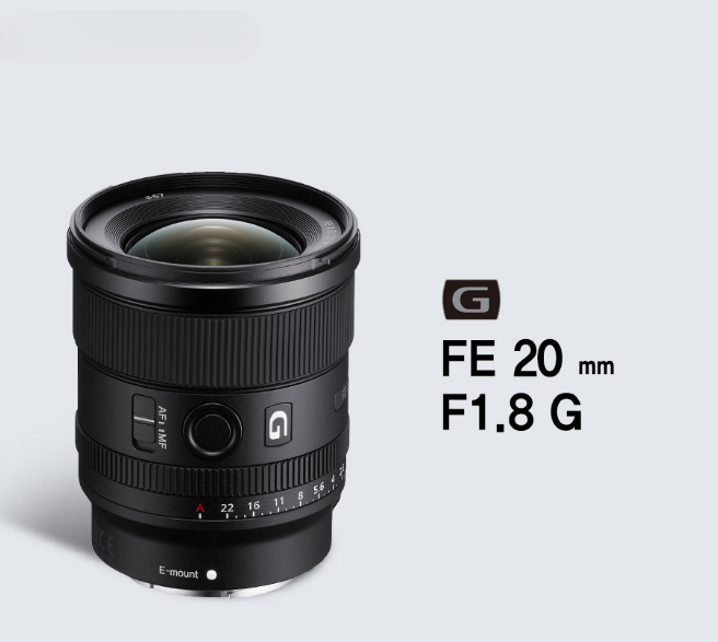 Sony FE 20mm F1.8 G Lens SEL20F18G Full Frame E-Mount Ultra Wide
