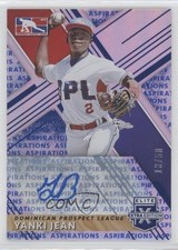 2019 Panini Elite Extra Edition Aspirations Blue 13/50 Yanki Jean #204 Auto 1b3