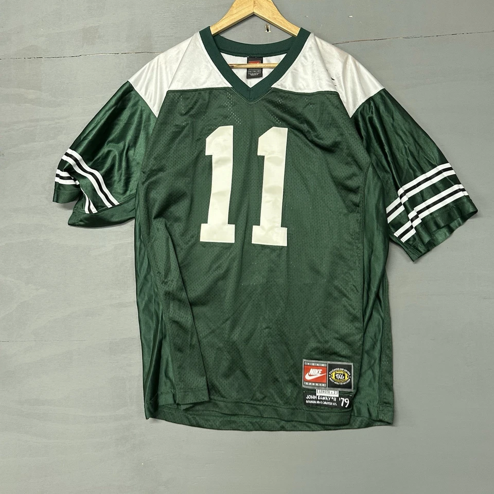 Camiseta deportiva retro vintage Nike John Elway 1979 Granda Hills High School XL Broncos Foto 2 de 4