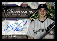 2016 Bowman's Best #FIA-RP Riley Pint First Impressions Auto Atomic Ref#/25