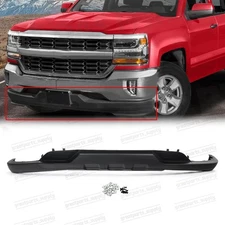 For Silverado 1500 2016-2019 W/O Tow Hooks W/O Skid Plate Front Bumper Valance