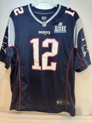 New Tom Brady New England Patriots Super Bowl LII 52 Nike Jersey Mens XL NWOT