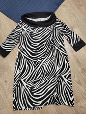 Women Dress Black Zebra Print 52