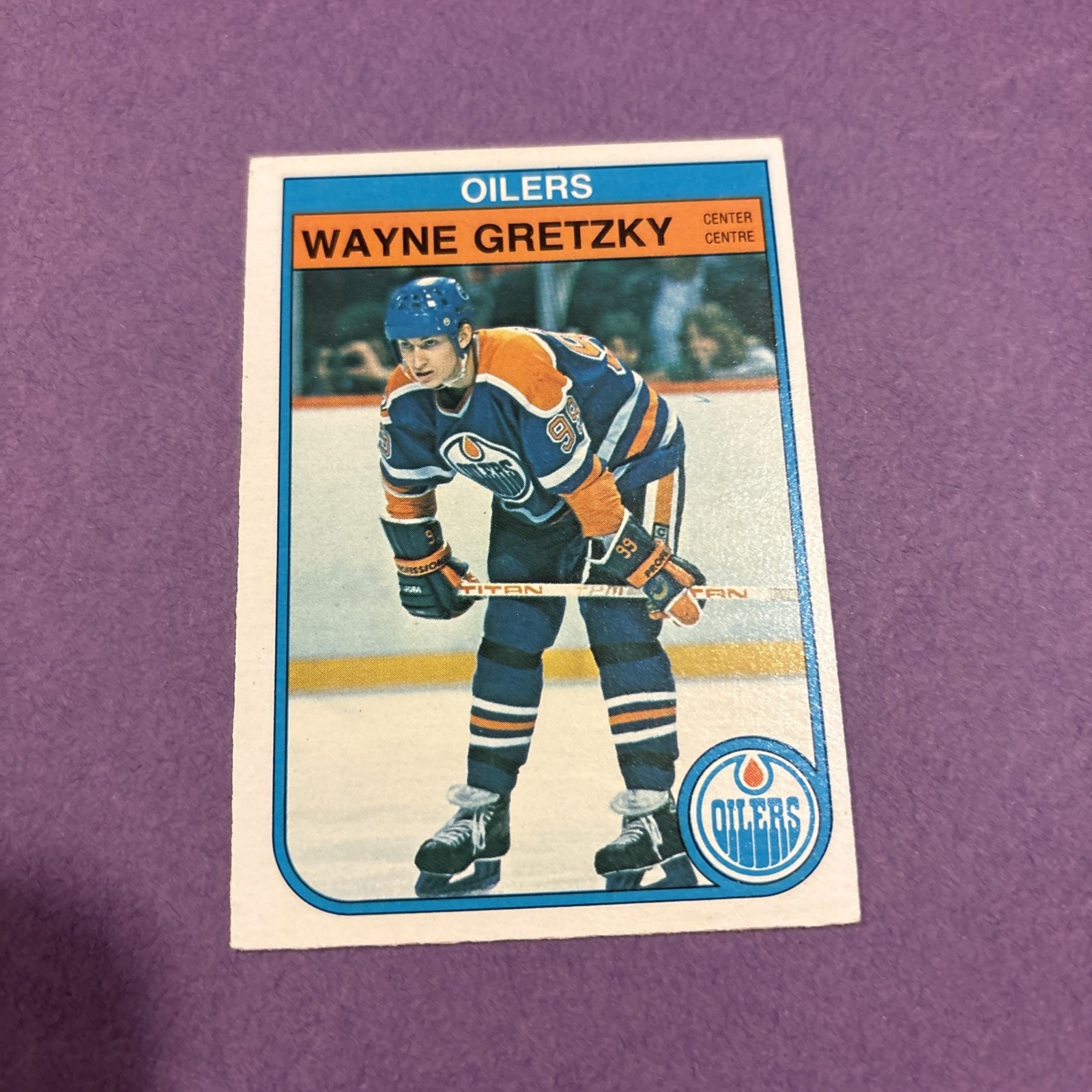 1982 O-PEE-CHEE #106 WAYNE GRETZKY Oilers. VERY GOOD !!
