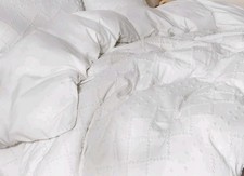 Bedsure Boho White Breathable  Soft Boho Bedding Duvet Cover, 90" X 90"