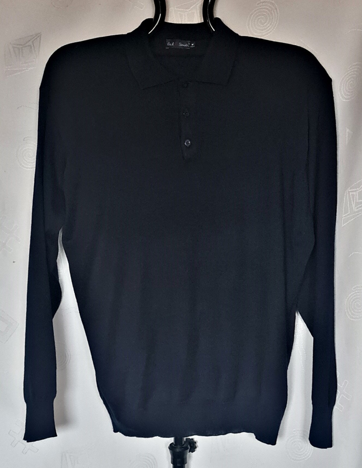 SWEATER AUTHENTIC PAUL R SMITH SOLID BLUE KNITTED… - image 1