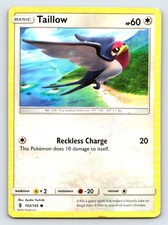 Taillow 103/145 Common Guardians Rising Pokemon Damaged