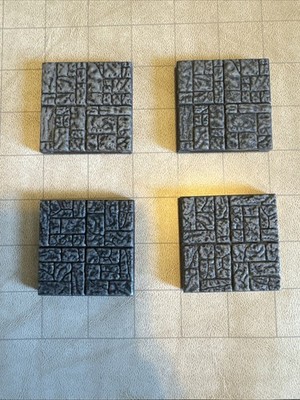 2'' x 2'' Dual-Sided Floor Tile x4 - WizKids WarLock Tiles D&D Dungeon Terrain