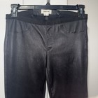 Helmut Lang Leather Skinny Pants Leggings Stretch Size  10    New No Tag  — photo 2